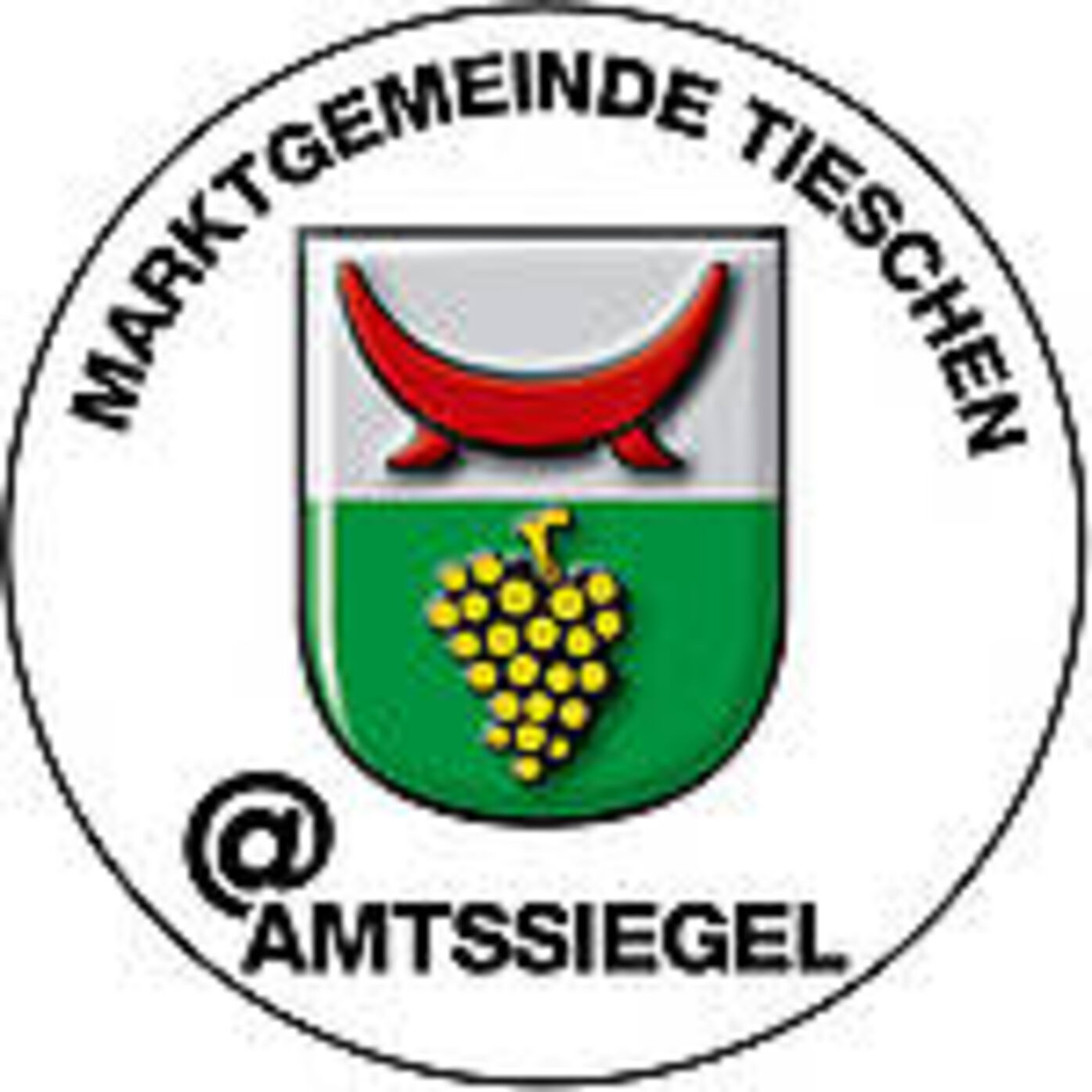 Amtssiegel der Marktgemeinde Tieschen